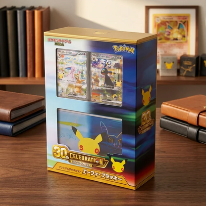 Pokémon 30th CELEBRATION Premium Deck Set Espeon &amp; Umbreon | Japanische Edition