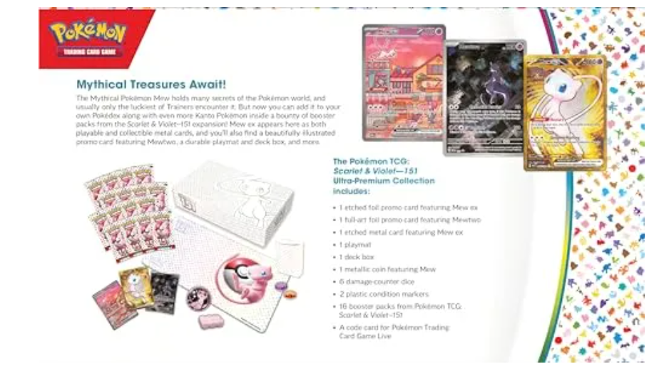 Pokemon TCG Scarlet & Violet 3.5 Pokemon 151 Ultra Premium Collection